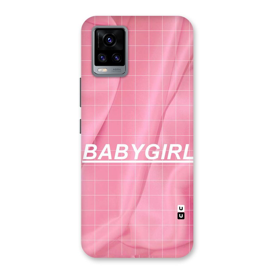 Baby Girl Check Back Case for Vivo V20