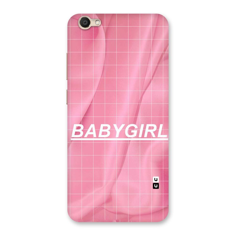 Baby Girl Check Back Case for Vivo V5
