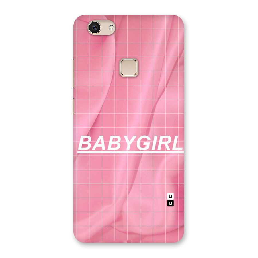 Baby Girl Check Back Case for Vivo V7