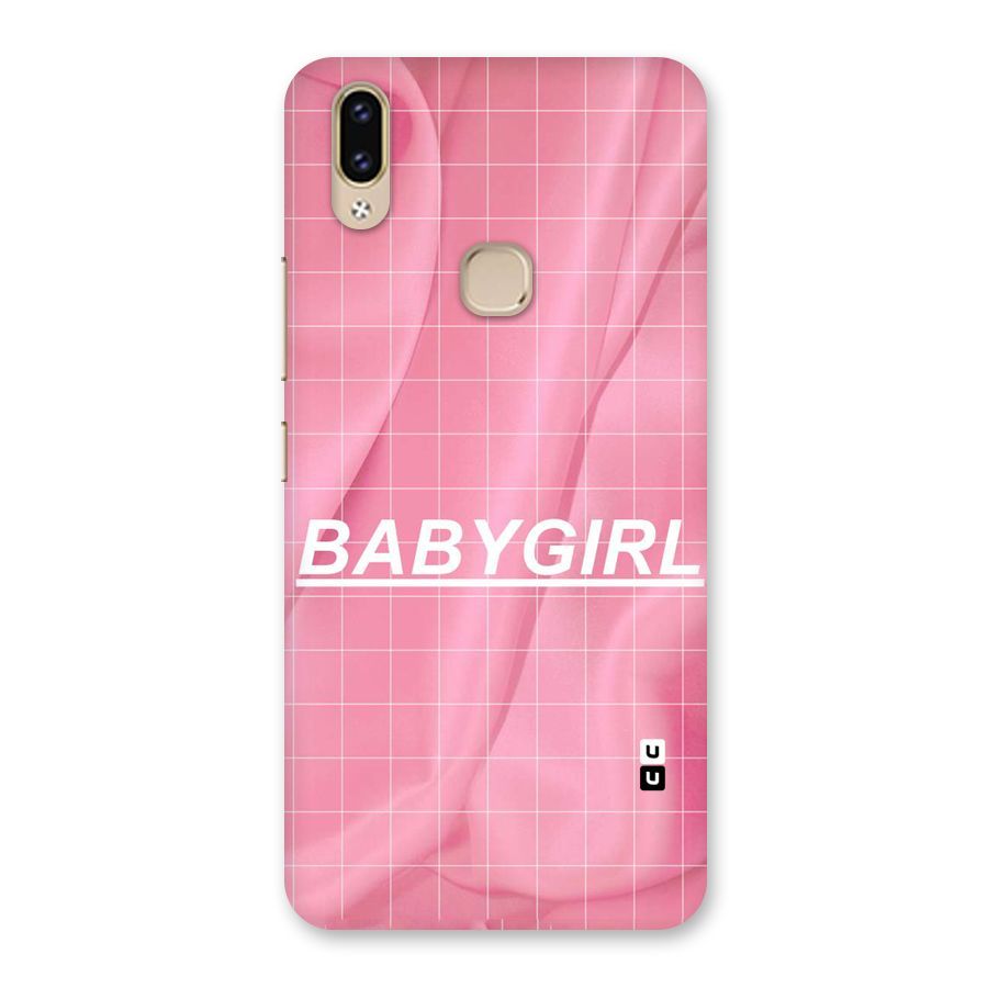 Baby Girl Check Back Case for Vivo V9 Youth