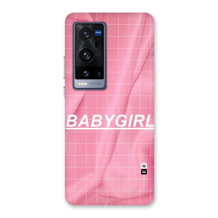 Baby Girl Check Back Case for Vivo X60 Pro Plus