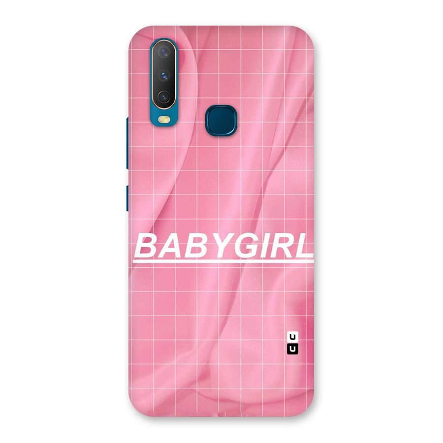 Baby Girl Check Back Case for Vivo Y12