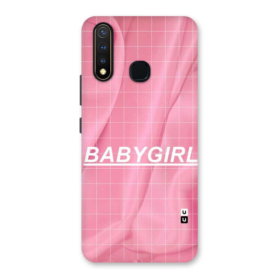 Baby Girl Check Back Case for Vivo Y19