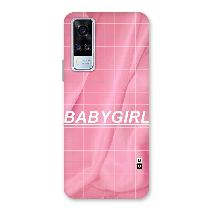 Baby Girl Check Back Case for Vivo Y31