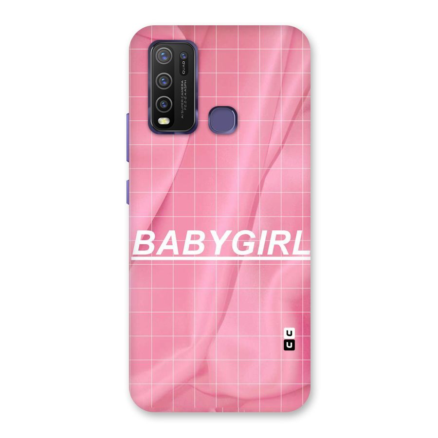 Baby Girl Check Back Case for Vivo Y50
