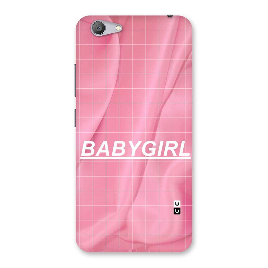 Baby Girl Check Back Case for Vivo Y53