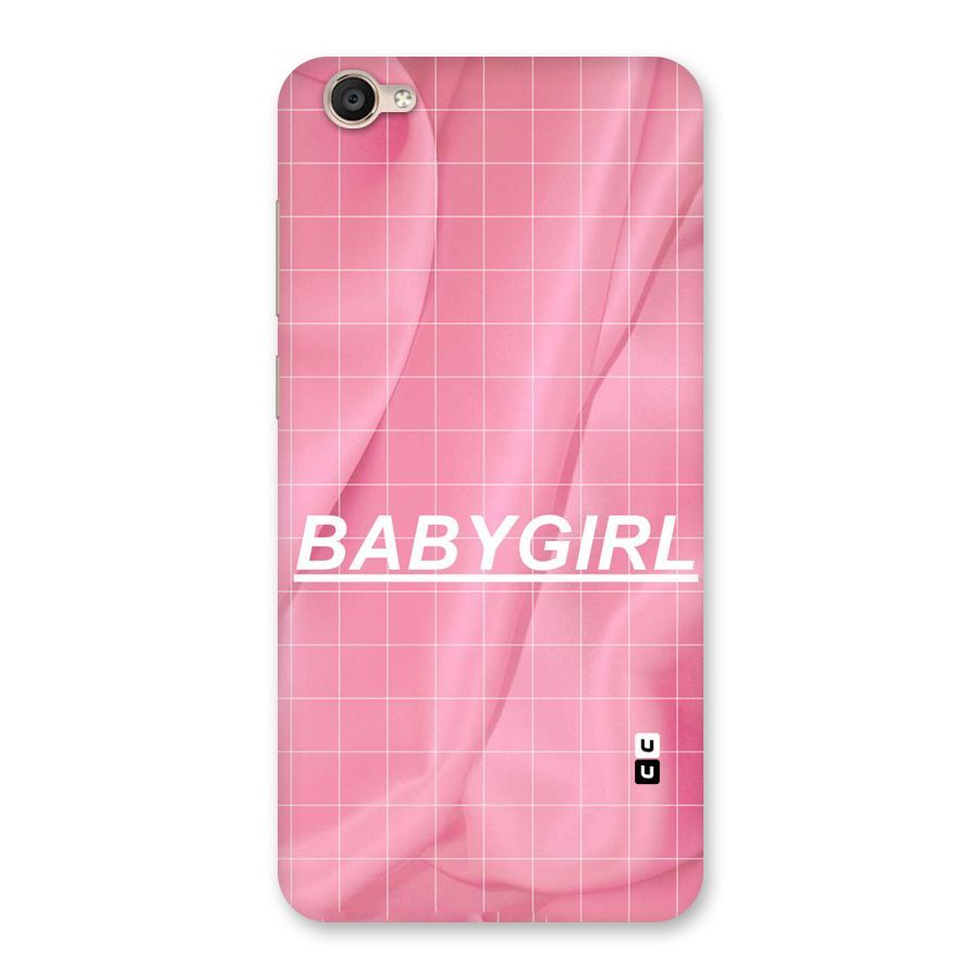 Baby Girl Check Back Case for Vivo Y55s