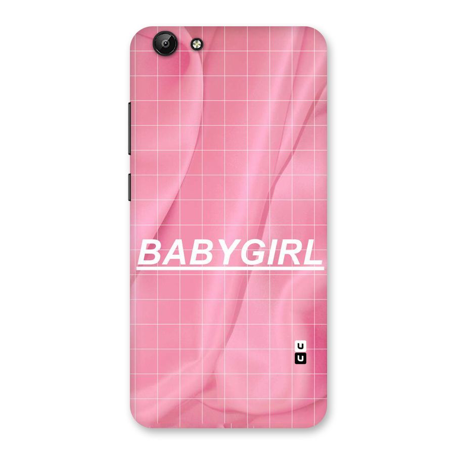 Baby Girl Check Back Case for Vivo Y69