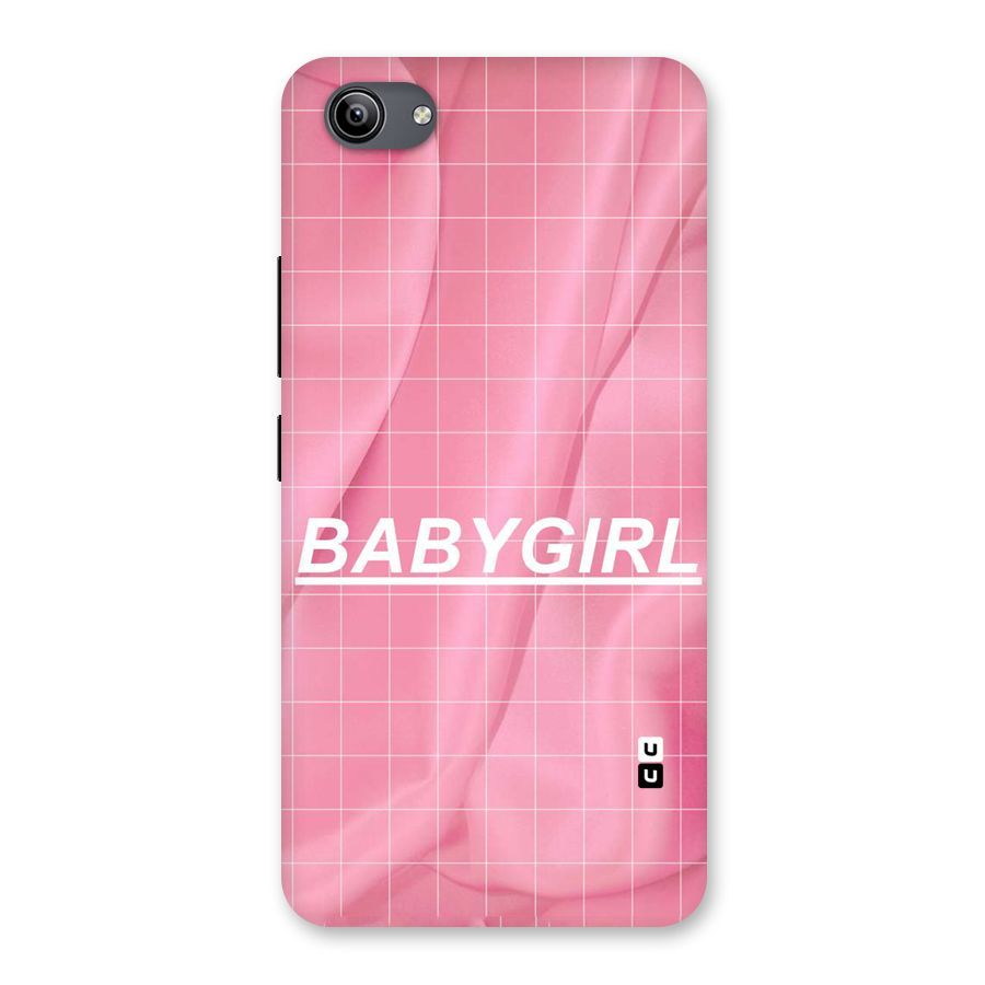 Baby Girl Check Back Case for Vivo Y81i