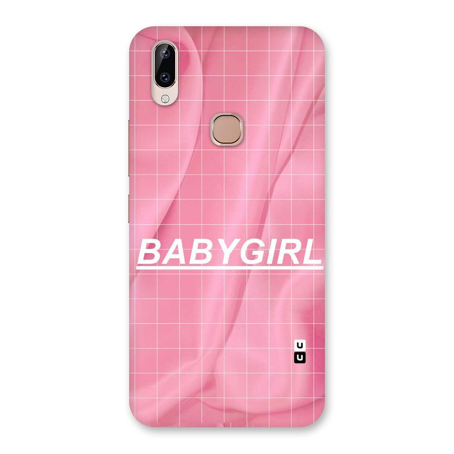 Baby Girl Check Back Case for Vivo Y83 Pro