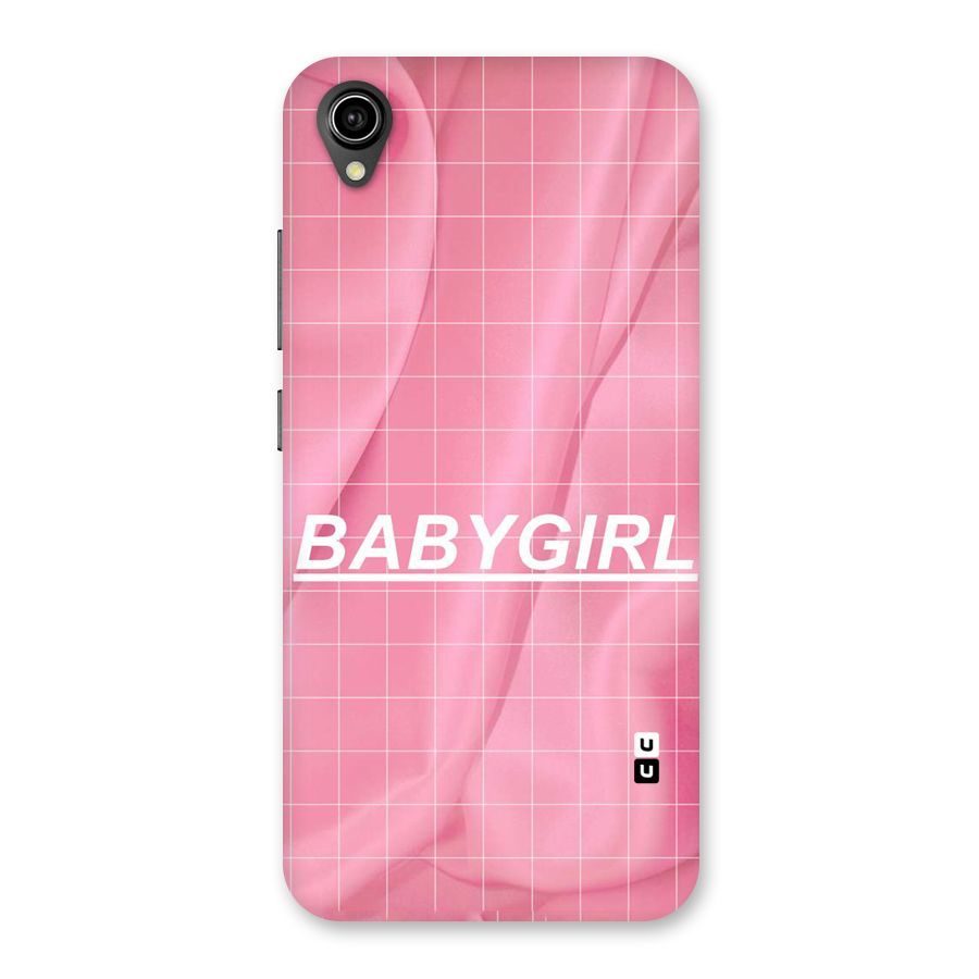 Baby Girl Check Back Case for Vivo Y90