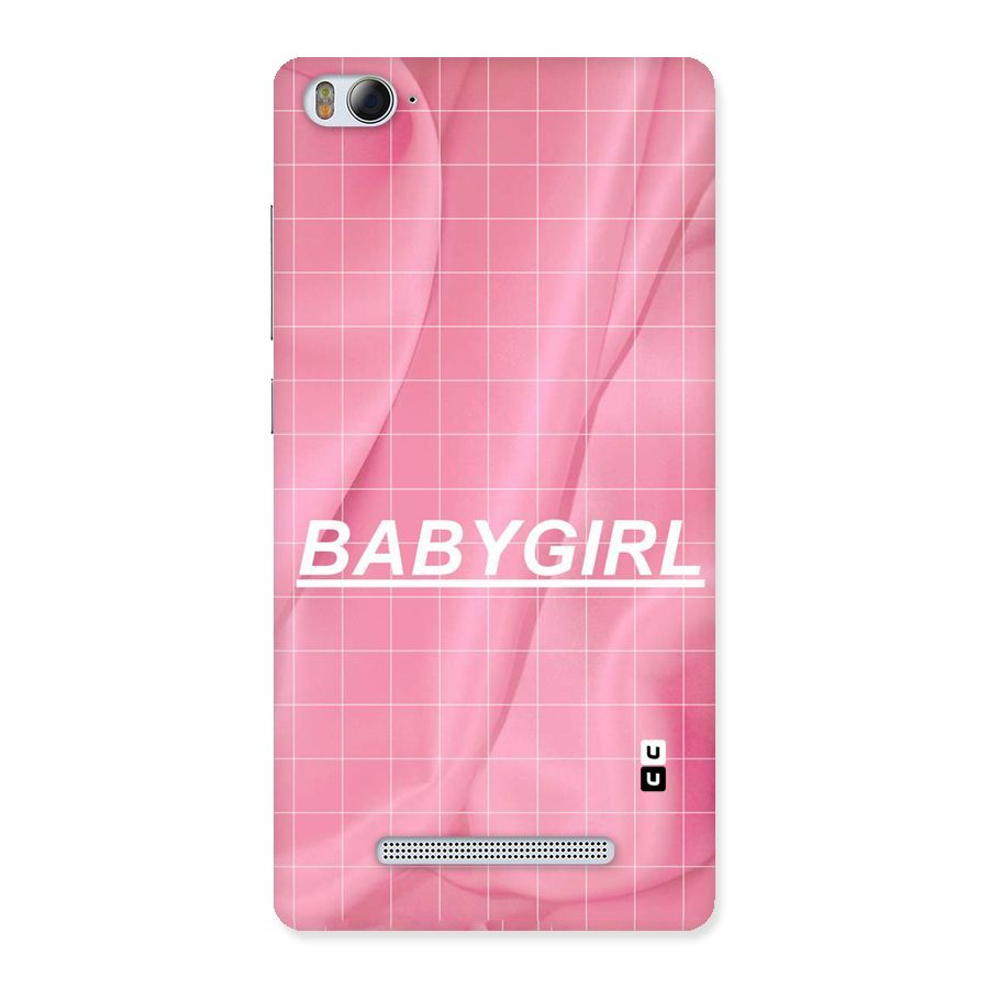 Baby Girl Check Back Case for Xiaomi Mi4i