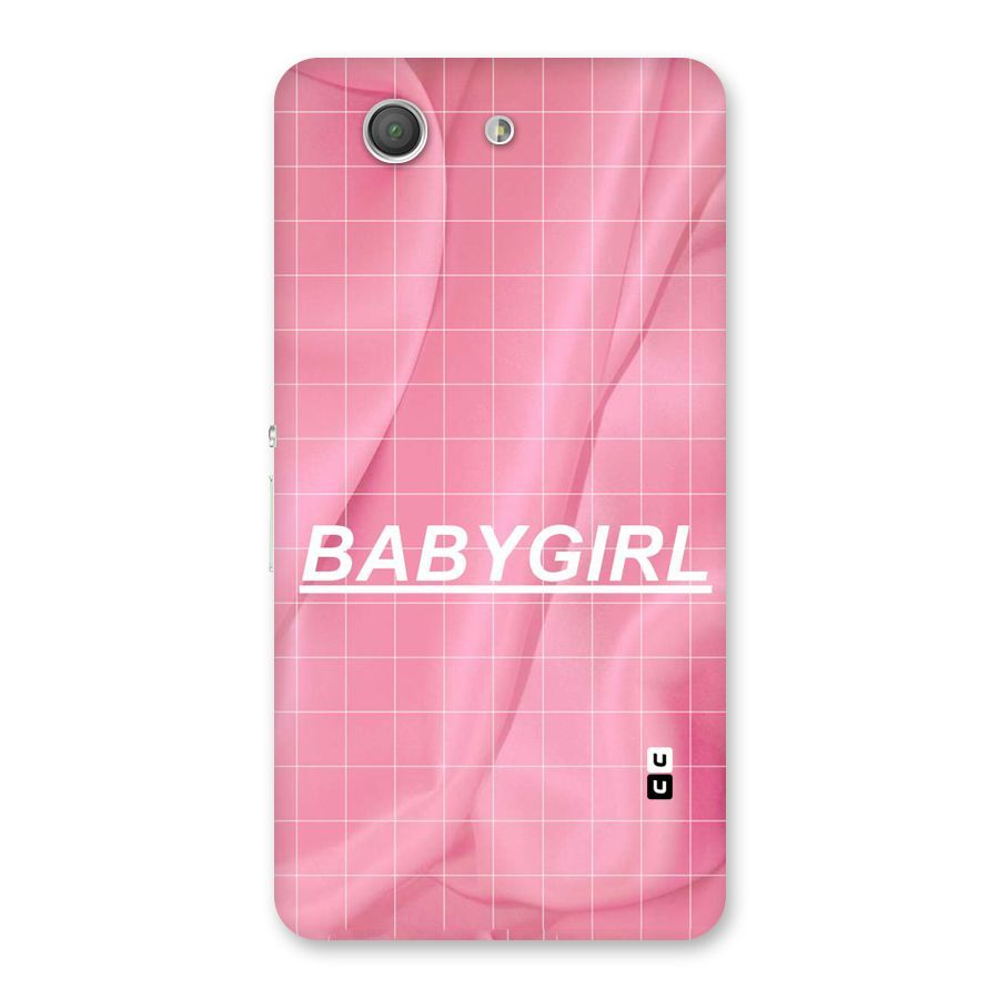 Baby Girl Check Back Case for Xperia Z3 Compact