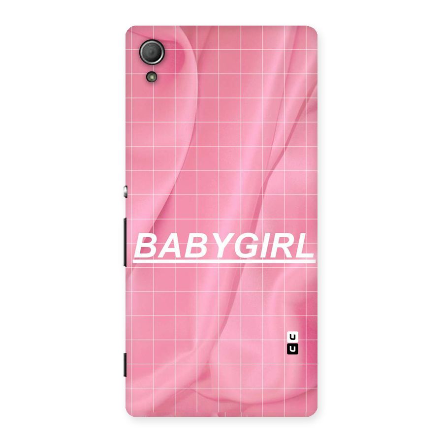 Baby Girl Check Back Case for Xperia Z3 Plus