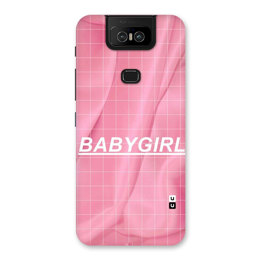 Baby Girl Check Back Case for Zenfone 6z