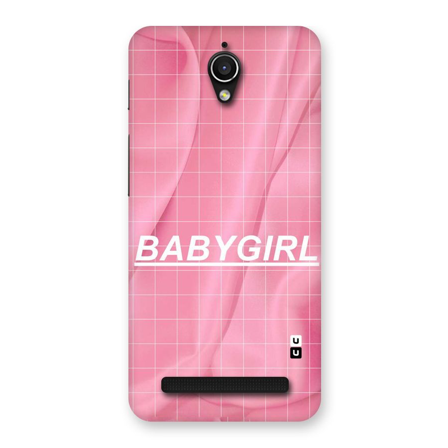 Baby Girl Check Back Case for Zenfone Go