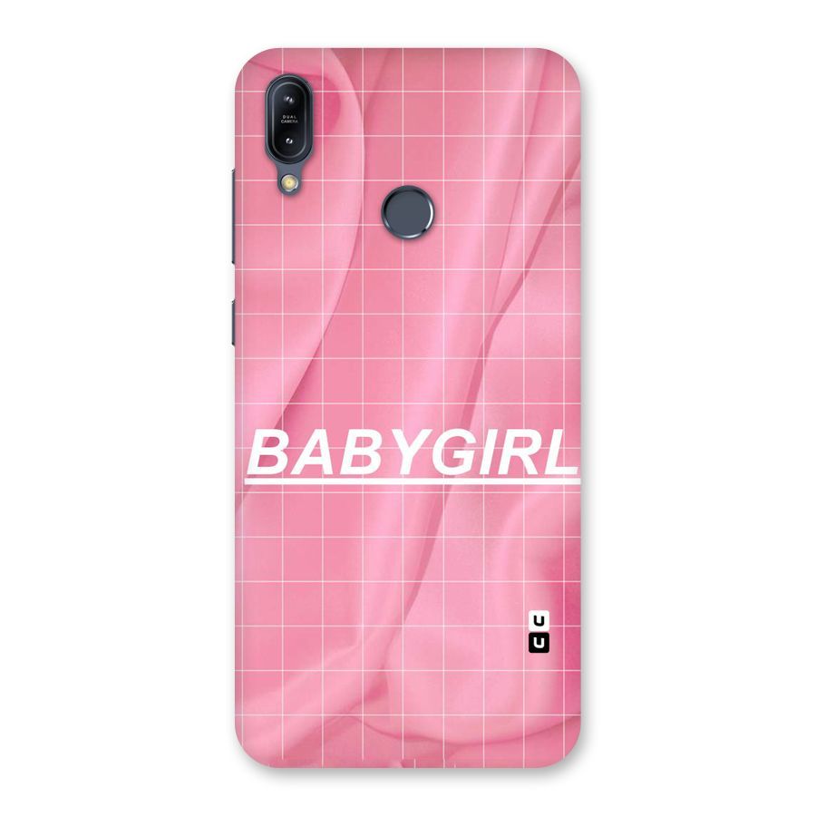 Baby Girl Check Back Case for Zenfone Max M2