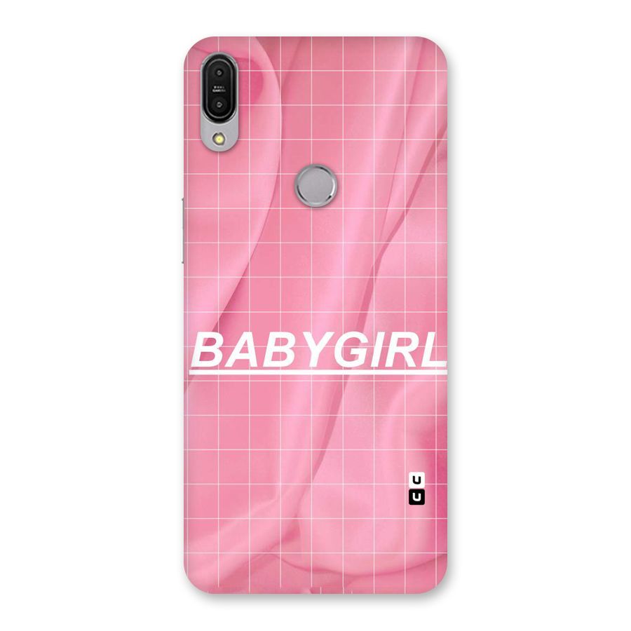 Baby Girl Check Back Case for Zenfone Max Pro M1