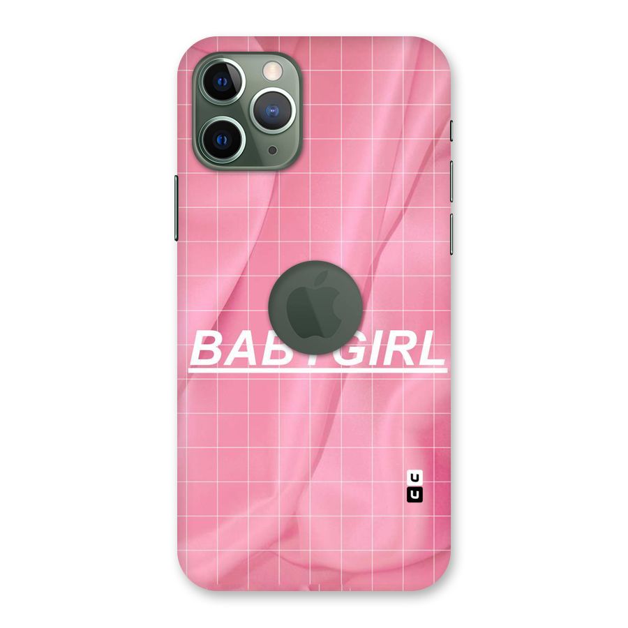 Baby Girl Check Back Case for iPhone 11 Pro Logo  Cut
