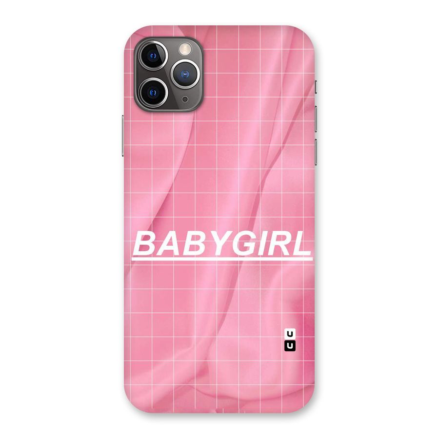 Baby Girl Check Back Case for iPhone 11 Pro Max