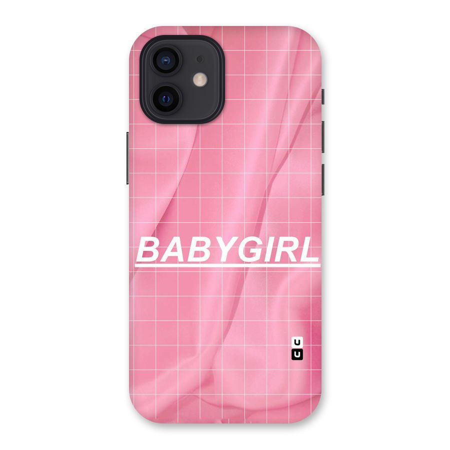 Baby Girl Check Back Case for iPhone 12