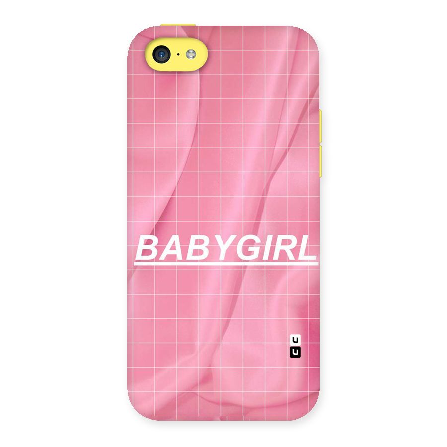 Baby Girl Check Back Case for iPhone 5C