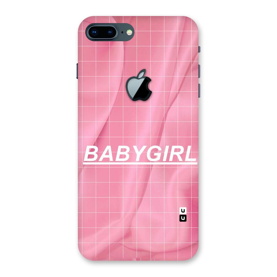 Baby Girl Check Back Case for iPhone 7 Plus Apple Cut