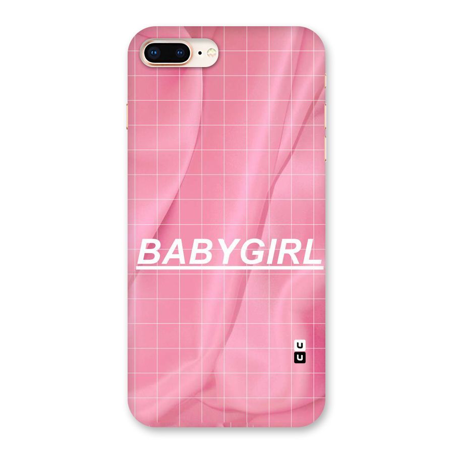 Baby Girl Check Back Case for iPhone 8 Plus