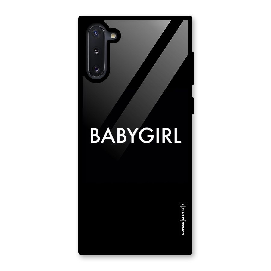 Baby Girl Glass Back Case for Galaxy Note 10