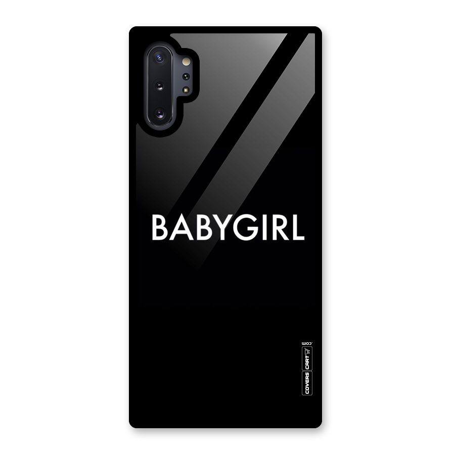Baby Girl Glass Back Case for Galaxy Note 10 Plus