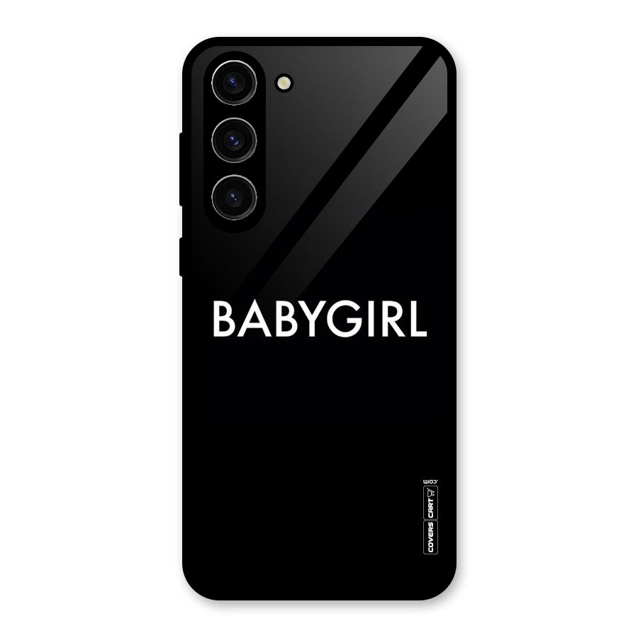 Baby Girl Glass Back Case for Galaxy S23 Plus