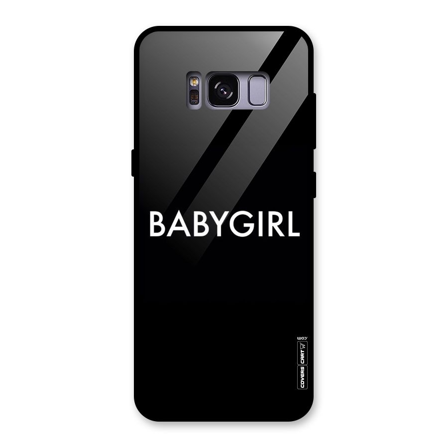 Baby Girl Glass Back Case for Galaxy S8