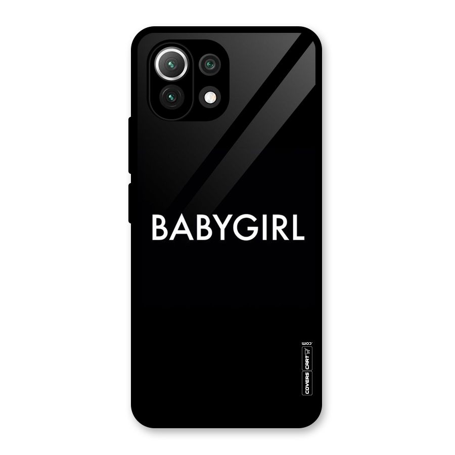 Baby Girl Glass Back Case for Mi 11 Lite