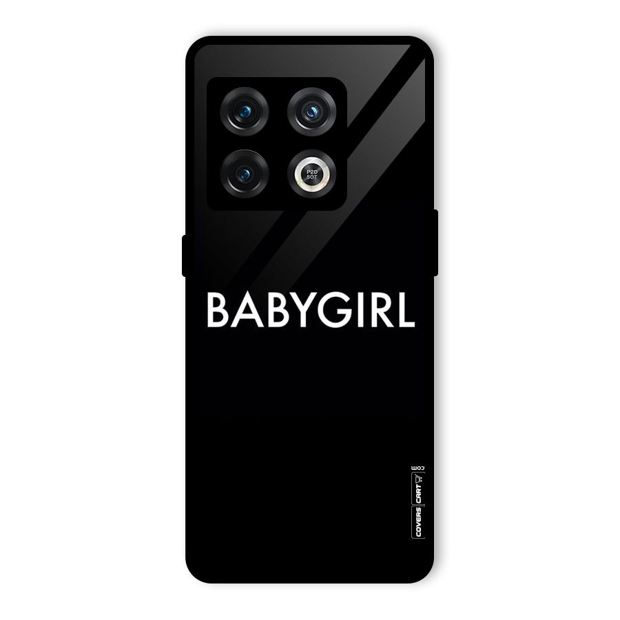 Baby Girl Glass Back Case for OnePlus 10 Pro 5G