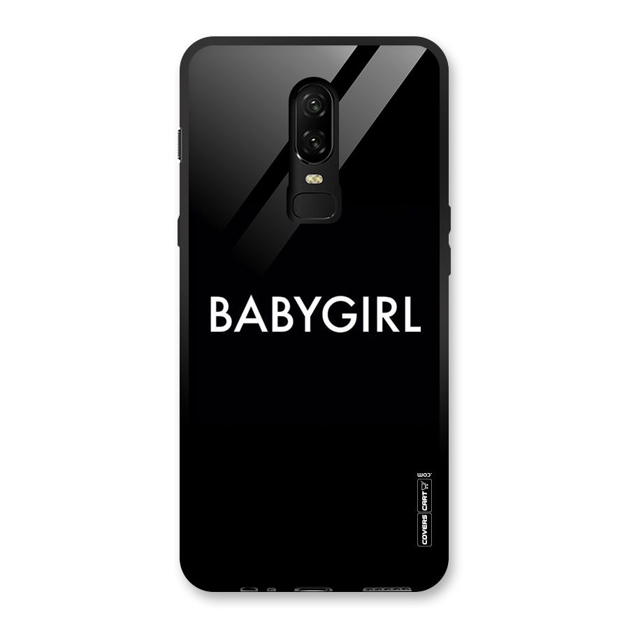 Baby Girl Glass Back Case for OnePlus 6