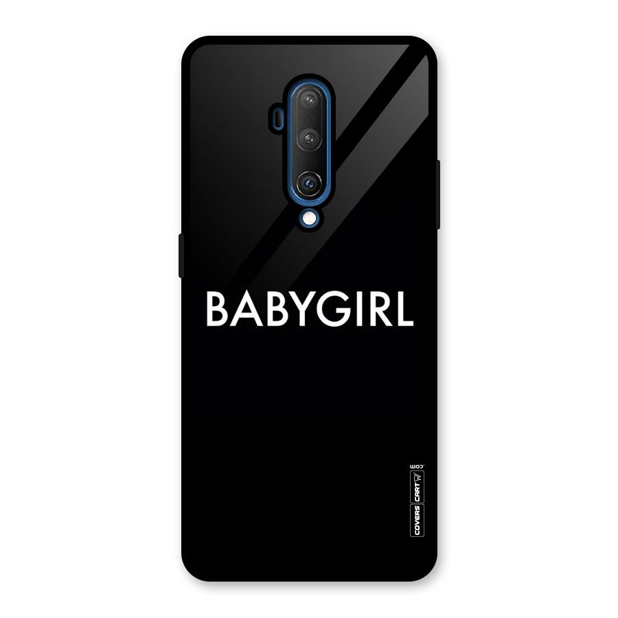 Baby Girl Glass Back Case for OnePlus 7T Pro