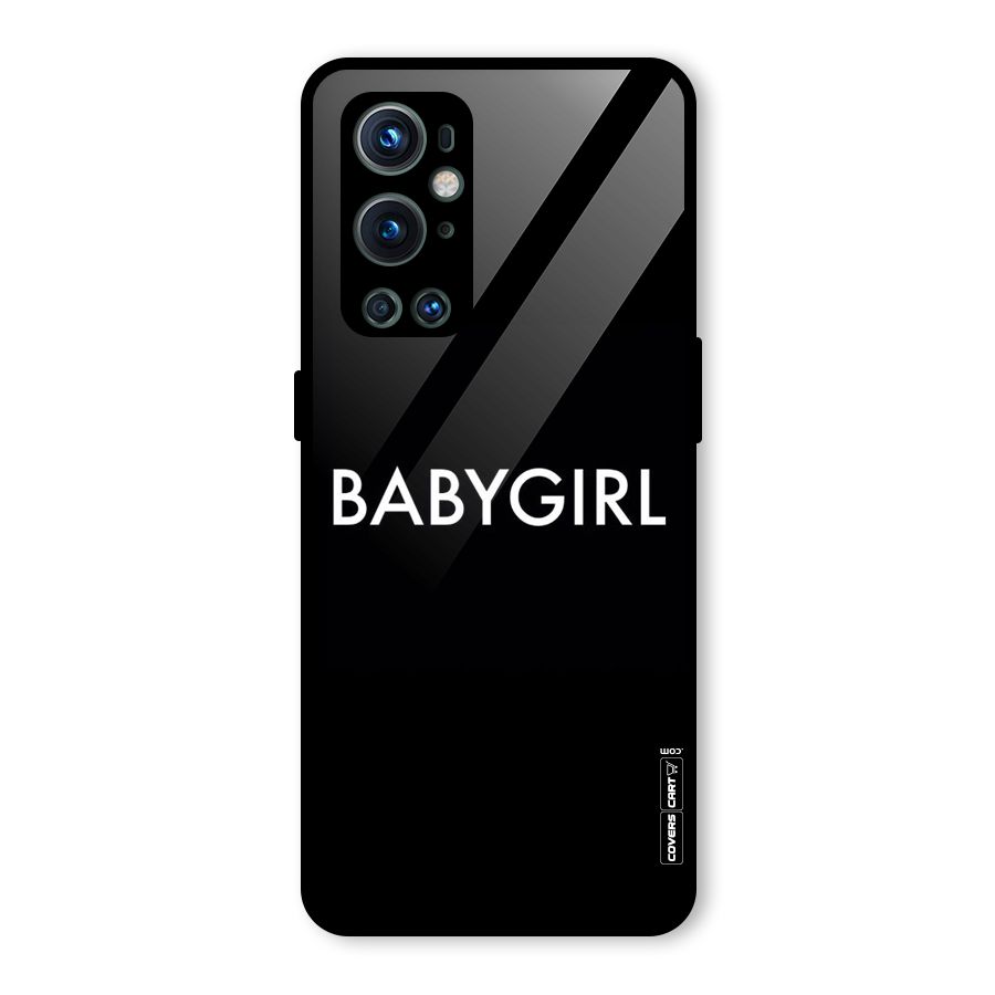 Baby Girl Glass Back Case for OnePlus 9 Pro