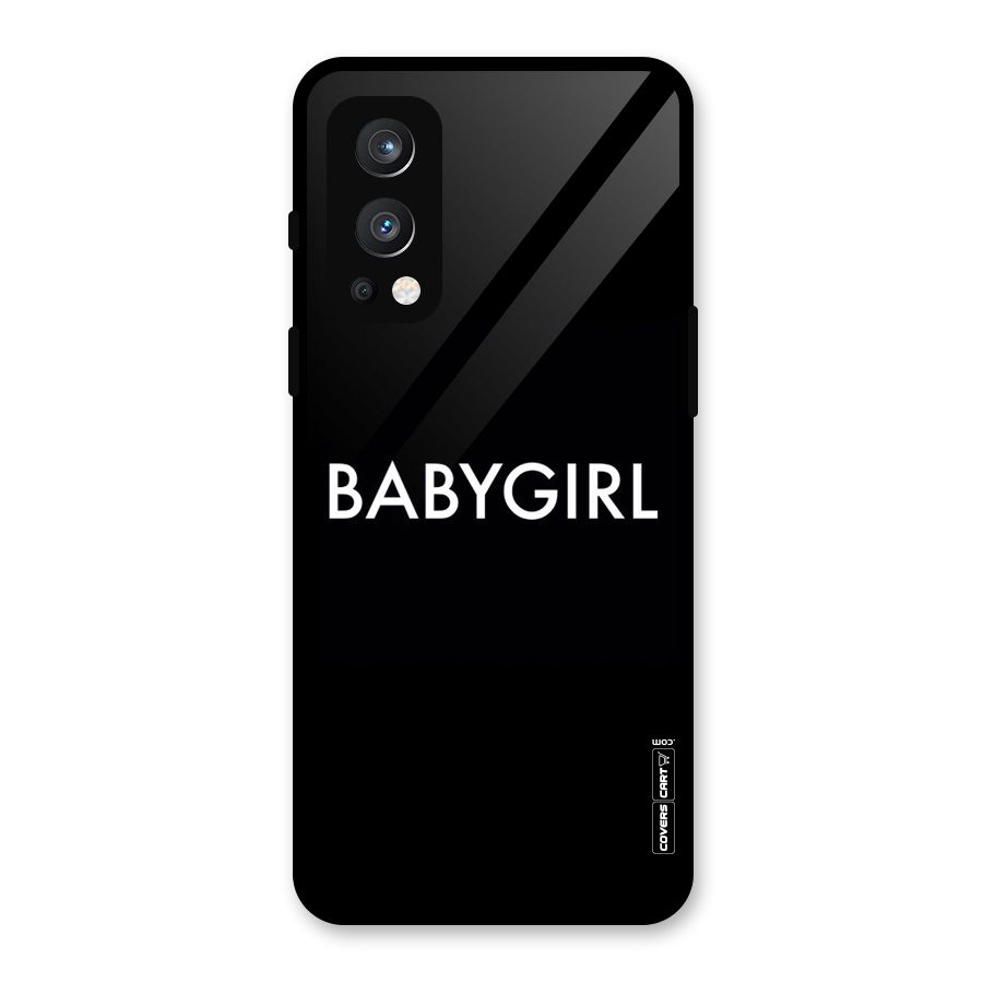 Baby Girl Glass Back Case for OnePlus Nord 2 5G