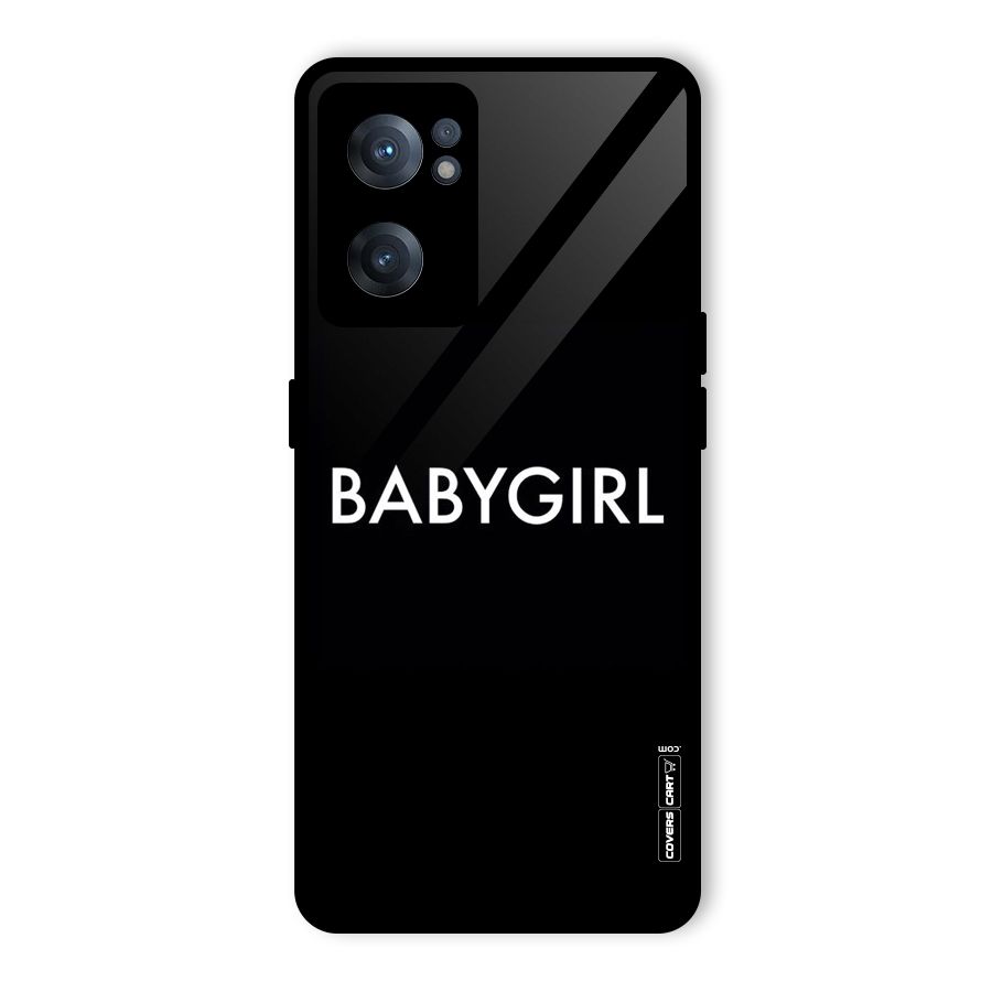 Baby Girl Glass Back Case for OnePlus Nord CE 2 5G