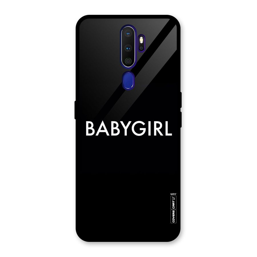 Baby Girl Glass Back Case for Oppo A9 (2020)