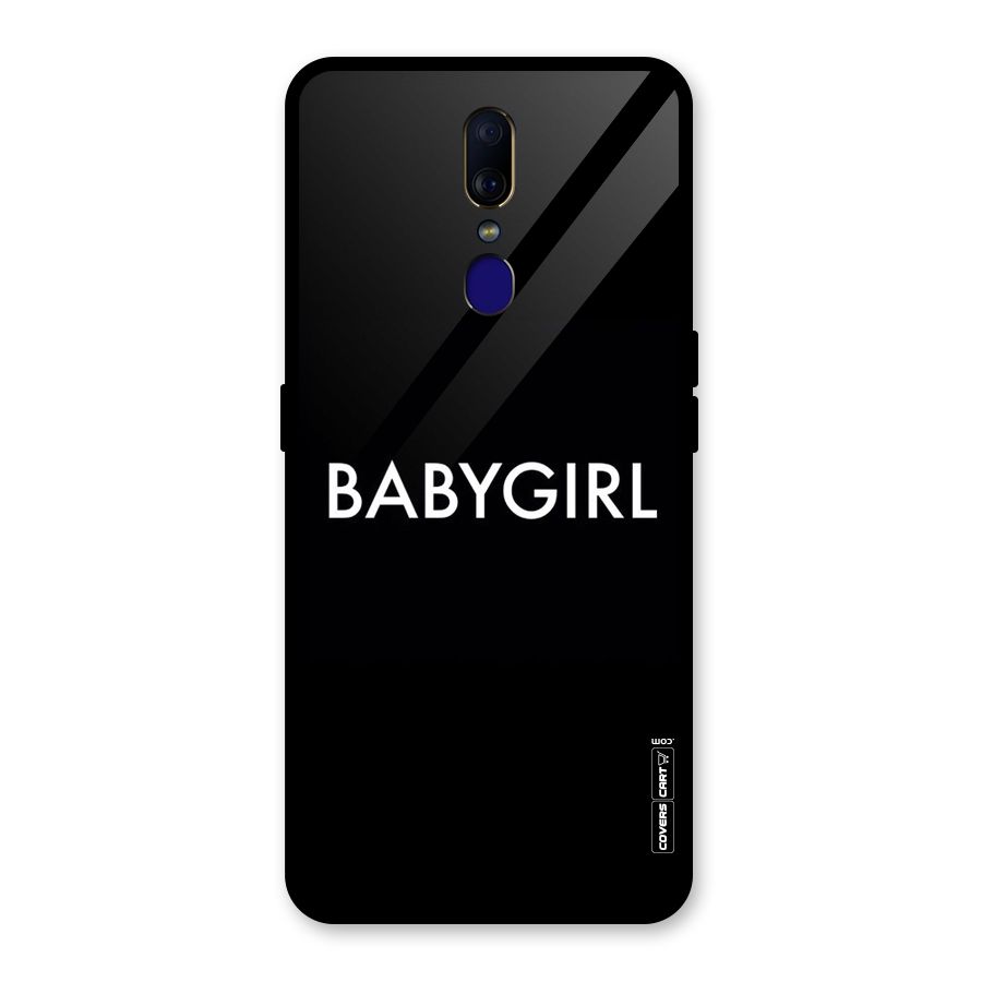 Baby Girl Glass Back Case for Oppo F11