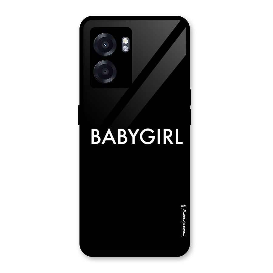 Baby Girl Glass Back Case for Oppo K10 (5G)