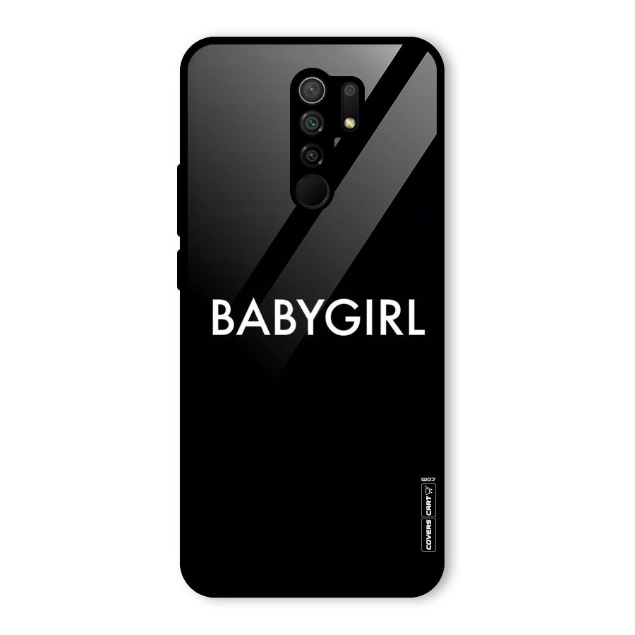 Baby Girl Glass Back Case for Poco M2