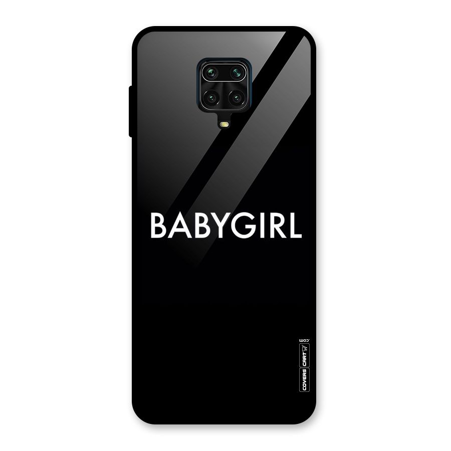 Baby Girl Glass Back Case for Poco M2 Pro
