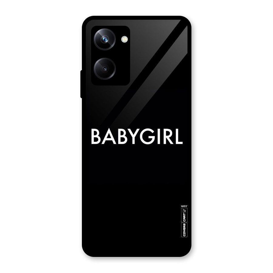 Baby Girl Glass Back Case for Realme 10 Pro