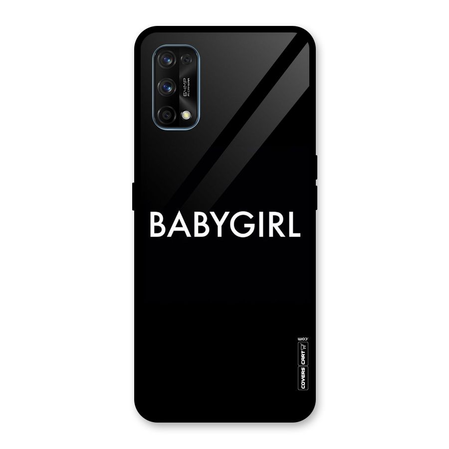 Baby Girl Glass Back Case for Realme 7 Pro
