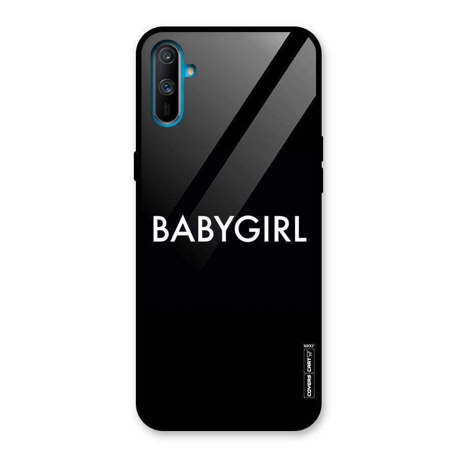 Baby Girl Glass Back Case for Realme C3