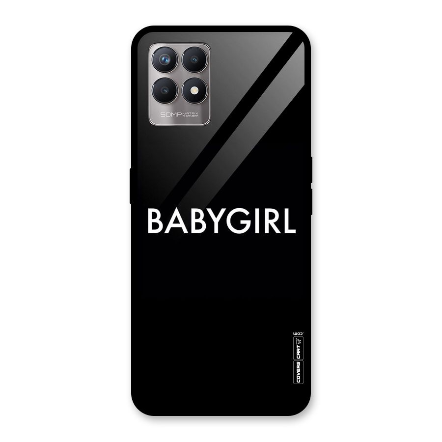 Baby Girl Glass Back Case for Realme Narzo 50