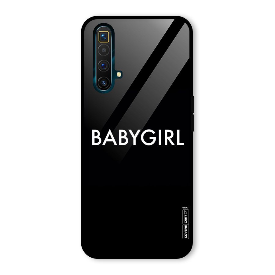 Baby Girl Glass Back Case for Realme X3 SuperZoom