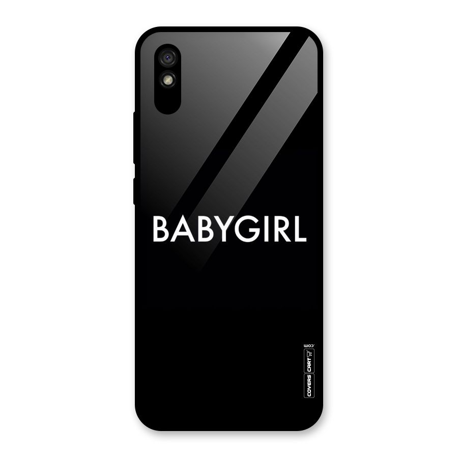Baby Girl Glass Back Case for Redmi 9i